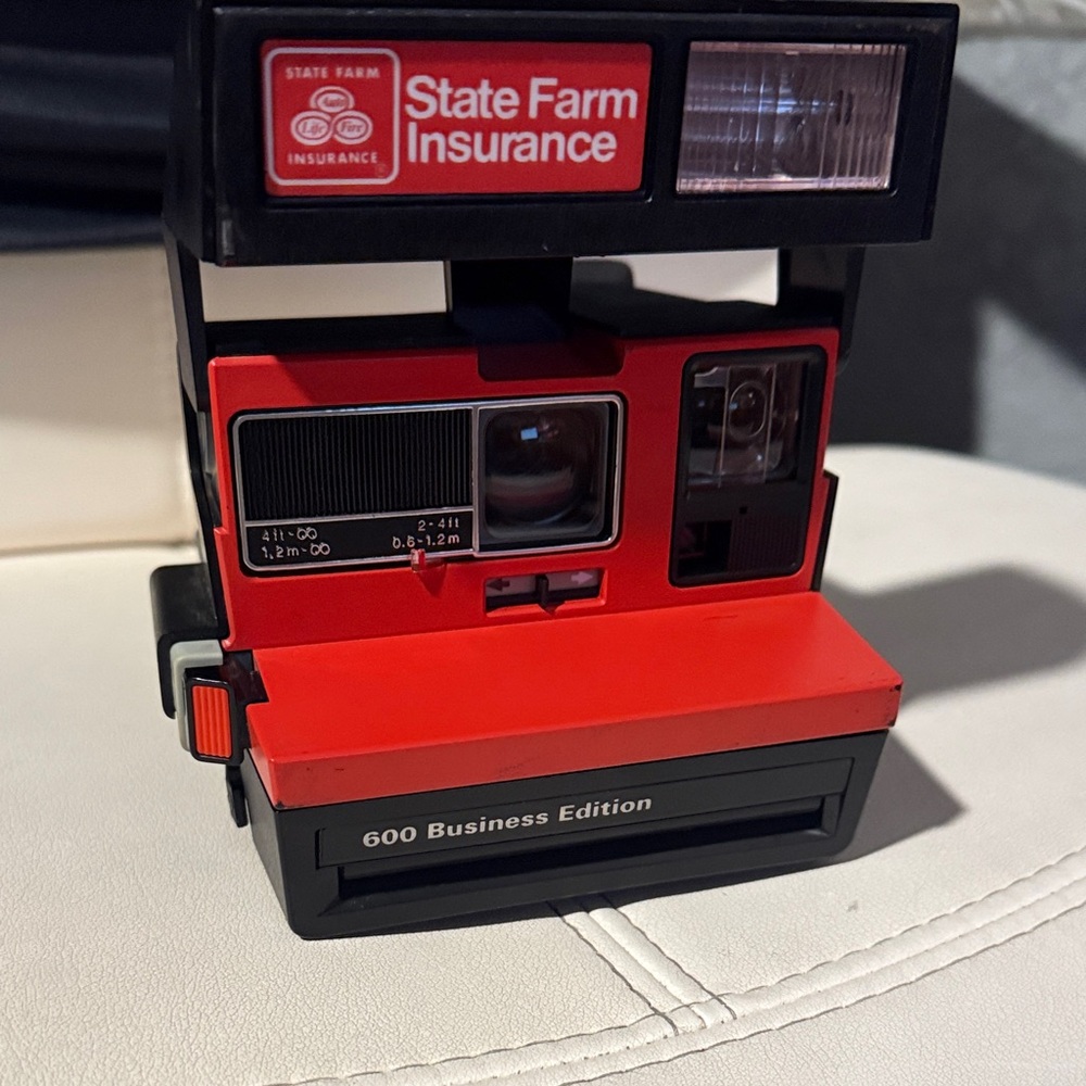 Polaroid 600 Business Edition Camera - Red and Black